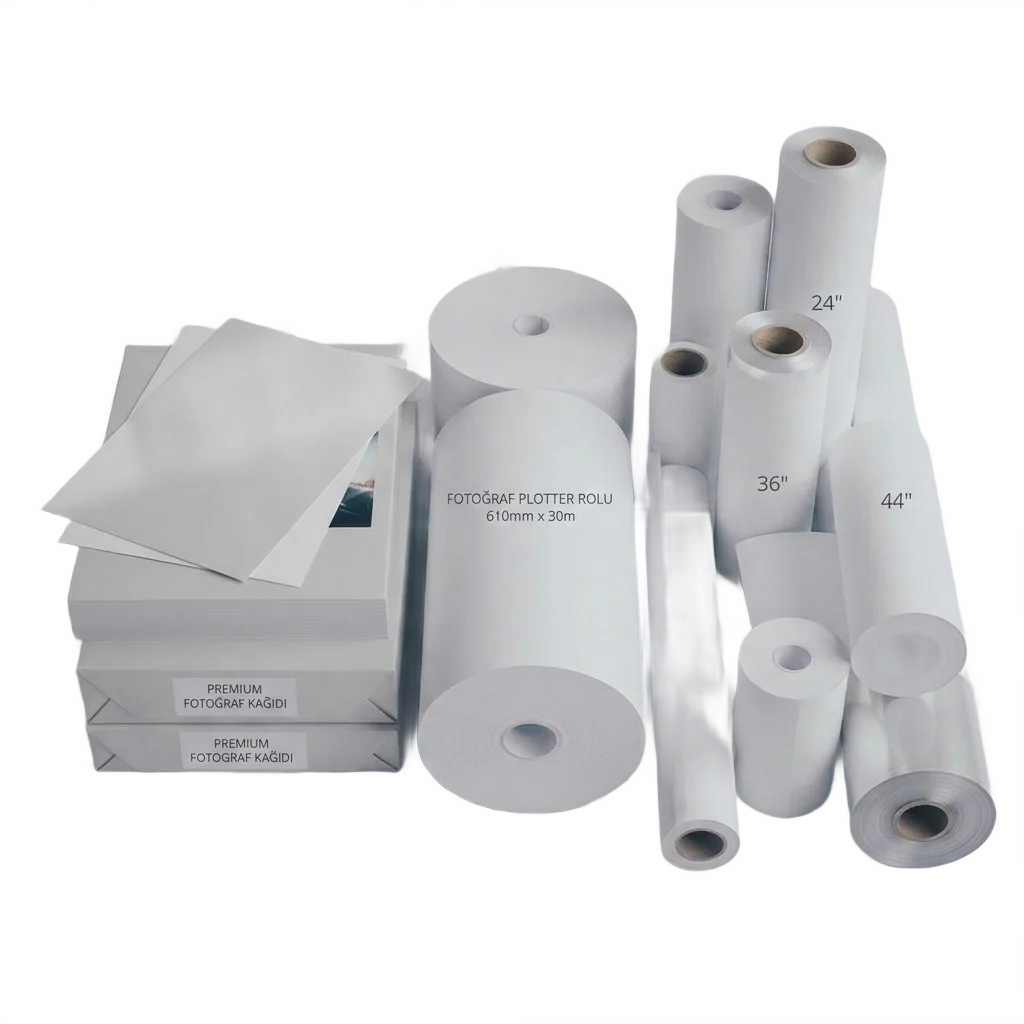 Fotoğraf Kağıdı ve Plotter Ruloları